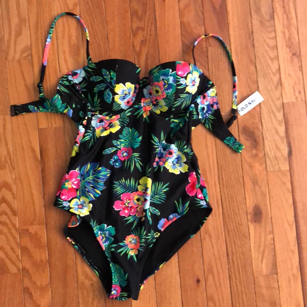 Old Navy floral bathing suit